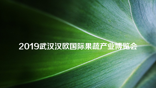 2019武汉汉欧国际果蔬产业博览会